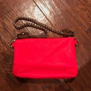 Red crossbody bag
